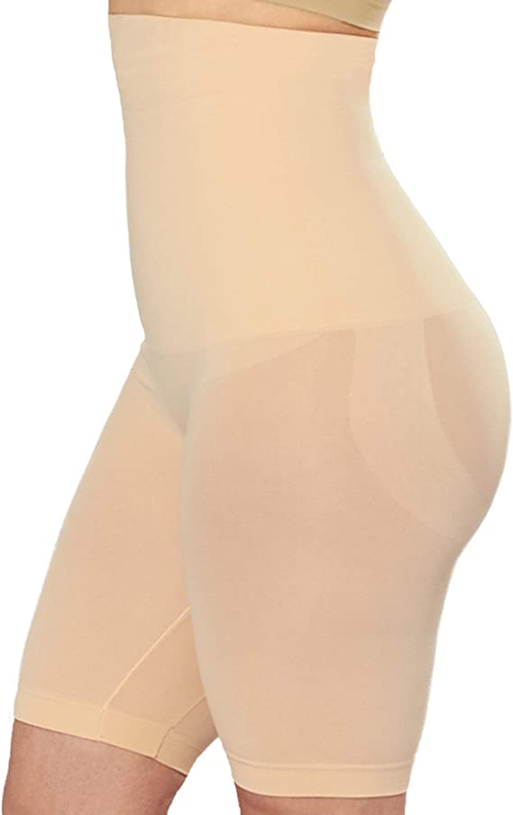 High Waisted Body Shaper Shorts Shapewear for Women Tummy Control Thigh Slimming Technology